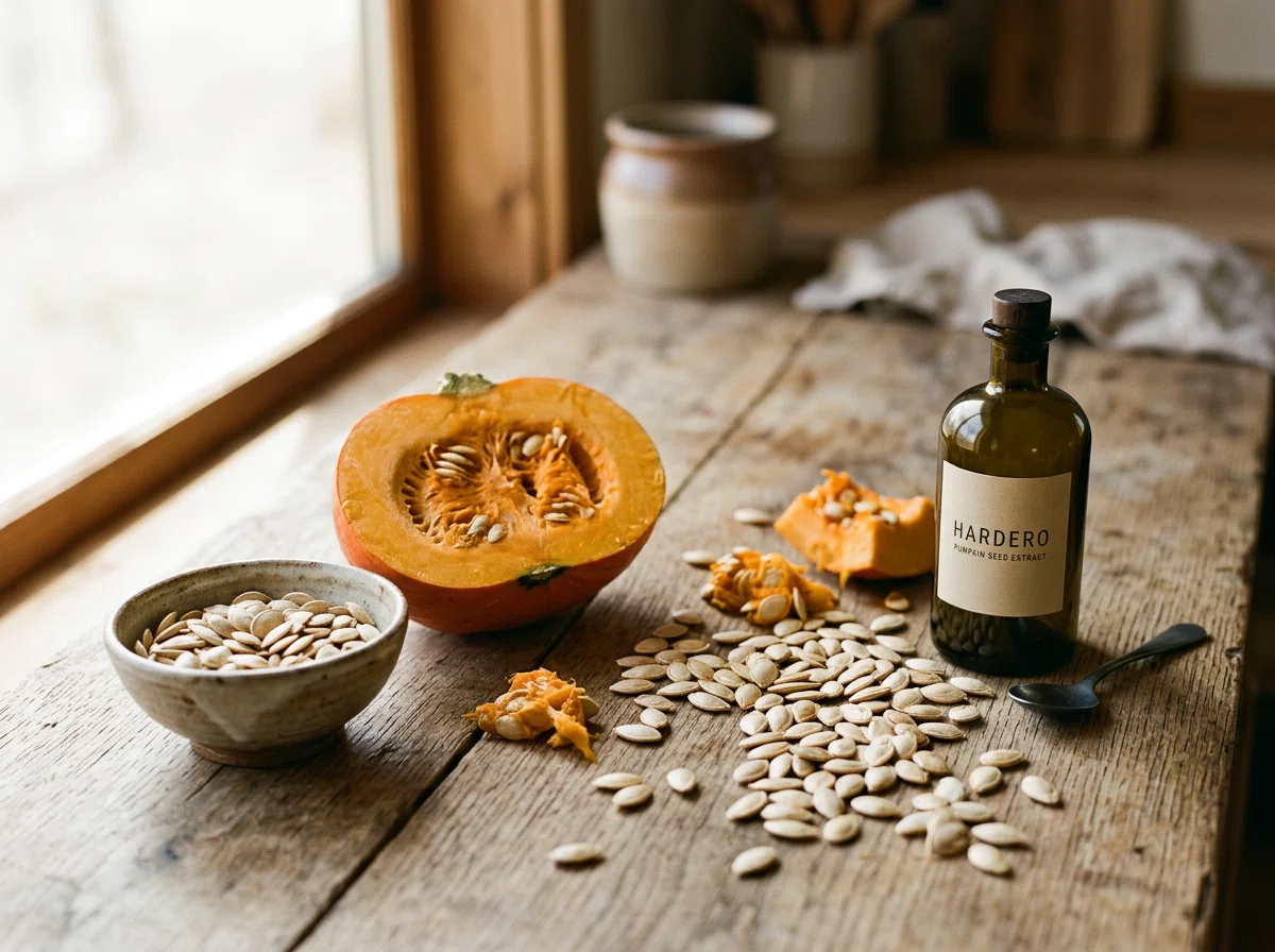 Pumpkin seeds - pumpkin seed extract men's supplement ingredient in Hardero
